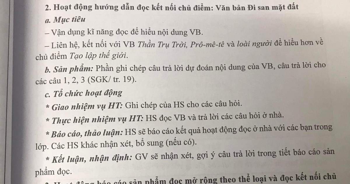 Bỏ qua mẫu CV 5512, giáo án của thầy cô chỉ 1 trang giấy có được không?