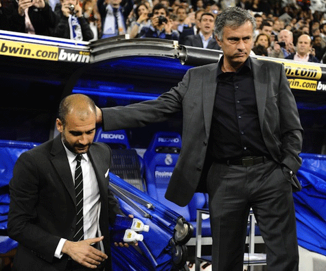 Guardiolar và Mourinho - Ảnh Getty