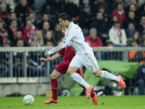Ronaldo chơi mờ nhạt trước Munich - Ảnh Getty
