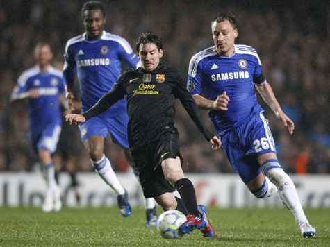 Messi lại gây thất vọng khi không thể ghi bàn vào lưới Chelsea