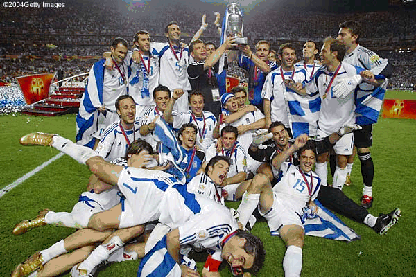 Đội tuyển Hy Lạp đăng quang ngôi vô địch EURO năm 2004