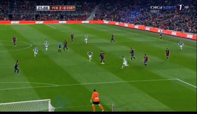 Phút 21: Barcelona 2-0 Cordoba! Nỗ lực xử lý gần đường biên ngang của David Villa đã mang lại bàn thắng thứ 2 cho Barca.