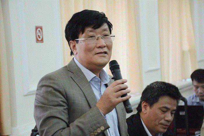 Phó giáo sư, Tiến sĩ Mai Sỹ Tuấn, thành viên Ban Phát triển chương trình Giáo dục phổ thông (Ảnh: Hồng Ngọc).