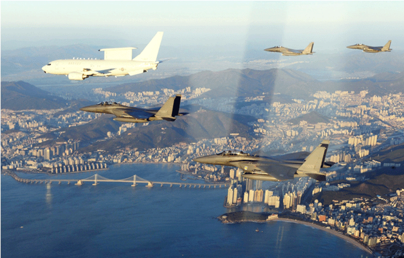 Và những hình ảnh đẹp, chụp cận cảnh phi đội máy bay chiến đấu hiện đại của ROKAF