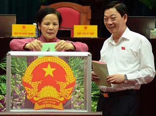 Bà Ngô Thị Doãn Thanh đạt 87 phiếu tín nhiệm cao; Ông Nguyễn Thế Thảo đạt 59 phiếu tín nhiệm cao.