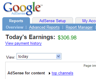 2003: AdSense Google ra mắt chương trình quảng cáo hướng nội dung lớn nhất thế giới, sau này được đặt tên là AdSense sau khi hãng mua lại công ty Applied Semantics. Đầu năm 2003, Google còn mua lại Pyra Labs, cha đẻ của dịch vụ blog Blogger.