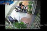Clip: Sau 1 giây, siêu trộm sành điệu "thổi bay" SH để trước cửa nhà