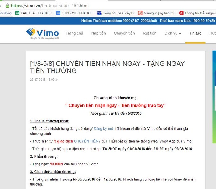 Vimo.vn bị tố gian lận khuyến mại ảnh 4