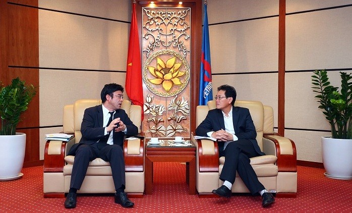 Tổng Giám đốc Tập đoàn Dầu khí Việt Nam tiếp Ngân hàng Hợp tác Quốc tế Nhật Bản ảnh 1