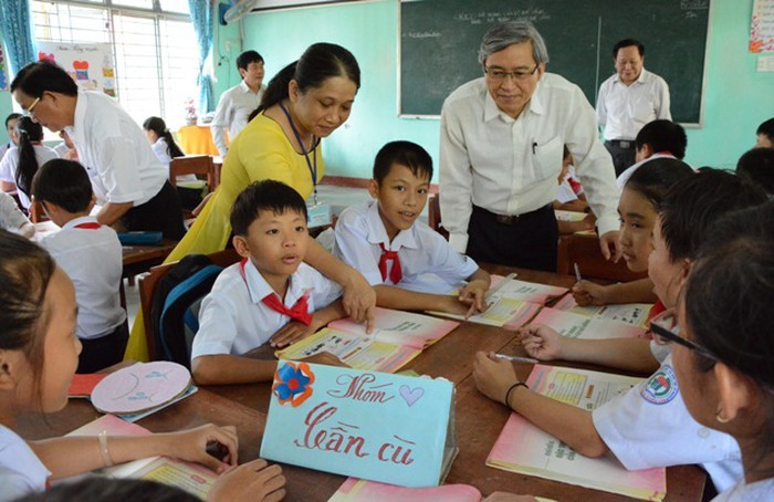 Một tiết thao giảng (Ảnh minh họa: baoquangngai.vn) ảnh 1