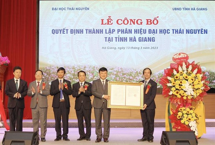 Thành lập Phân hiệu Đại học Thái Nguyên tại tỉnh Hà Giang ảnh 1