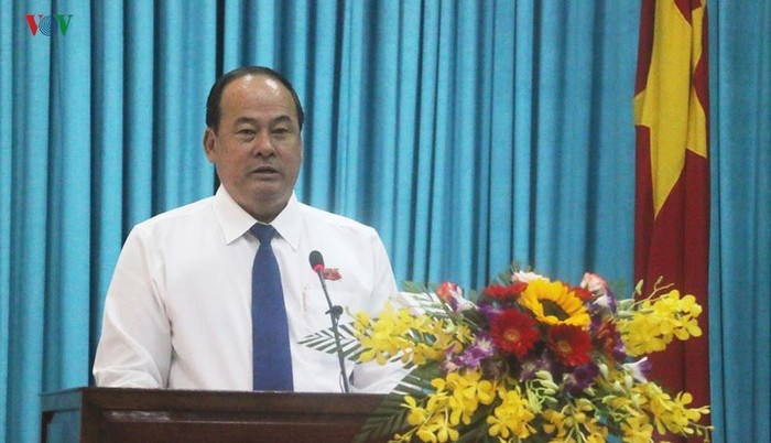 Chủ tịch Ủy ban nhân dân tỉnh An Giang - ông Nguyễn Thanh Bình (ảnh nguồn VOV). ảnh 1