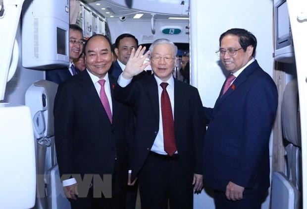 Tổng Bí thư Nguyễn Phú Trọng kết thúc tốt đẹp chuyến thăm nước CHND Trung hoa  ảnh 1