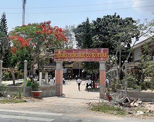 Trường trung học cơ sở Mỹ An, huyện Mang Thít, tỉnh Vĩnh Long (ảnh minh họa: plo.vn) ảnh 1