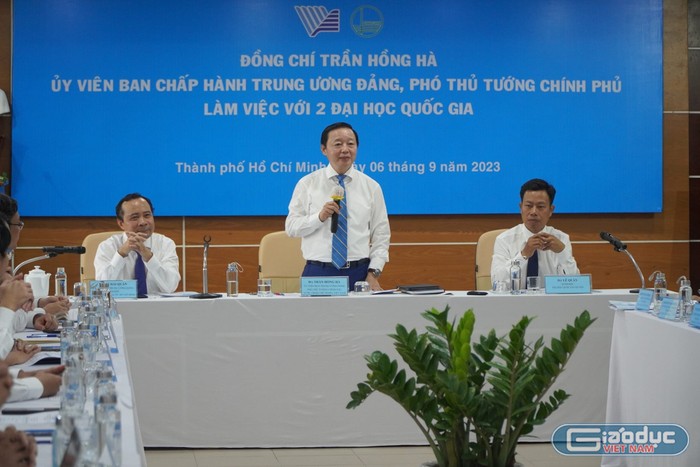 Phó Thủ tướng Trần Hồng Hà: “Cần tổng kết lại mô hình Đại học Quốc gia” ảnh 1