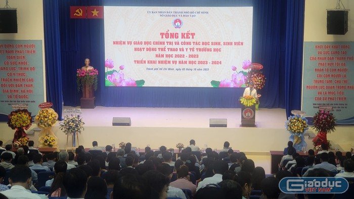 Toàn cảnh hội nghị được tổ chức vào ngày 3/10 ở Trường Đại học Sài Gòn (ảnh: V.D) ảnh 1