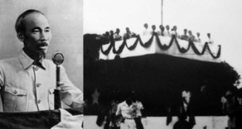 Chủ tịch Hồ Chí Minh đọc Bản Tuyên ngôn độc lập tại Quảng trường Ba Đình ngày 02/9/1945. (Ảnh: Tư liệu) ảnh 1