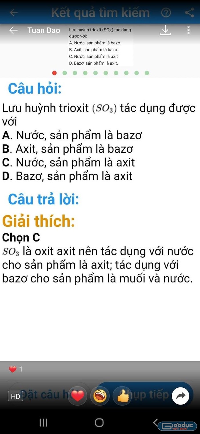 App Giải Bài Tập Thách Thức Các Thầy Cô Lấy Đề Kiểm Tra Trực Tuyến Trên  Mạng | Giáo Dục Việt Nam