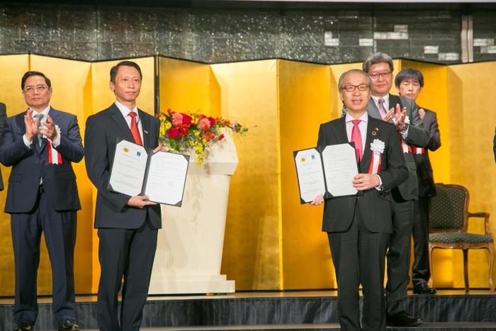 Thủ tướng Chính phủ Phạm Minh Chính chứng kiến Lễ trao MOU giữa PVEP và JX NOEX tháng 11/2021 ảnh 1