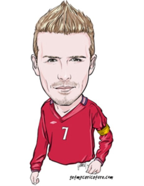 David Beckham: Số 7 huyền thoại của  (Biếm họa sao bóng đá kỳ 6) | Giáo  dục Việt Nam
