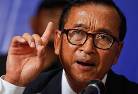 Sam Rainsy, lãnh đạo đảng Cứu quốc Campuchia công khai ủng hộ quan điểm sai trái của Trung Quốc ở Biển Đông và theo đuổi đường lối chính trị cực đoan bài Việt. ảnh 3