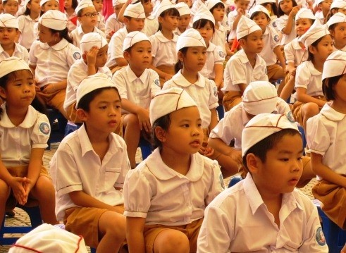 Học sinh tiểu học, hình minh họa: Báo Nhân Dân. ảnh 6