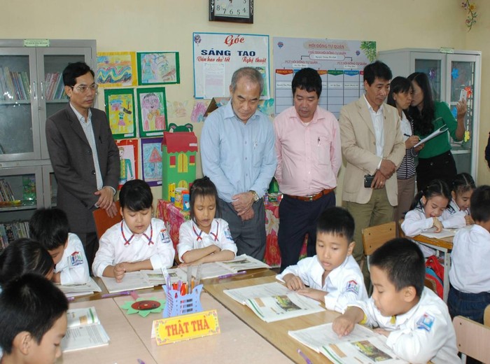 Mô hình trường học VNEN cấp THCS Triển khai trên tinh thần tự nguyện  Báo  điện tử Bình Định