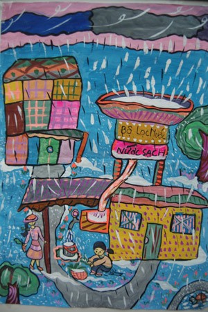 Vẽ tranh cổ động TIẾT KIỆM NƯỚC 1  Khóa 17 20122016  Nguyễn Thị Tường  Vi  Trang Web của cô Tường ViKhoa Giáo dục Tiểu họcĐHSP Huế