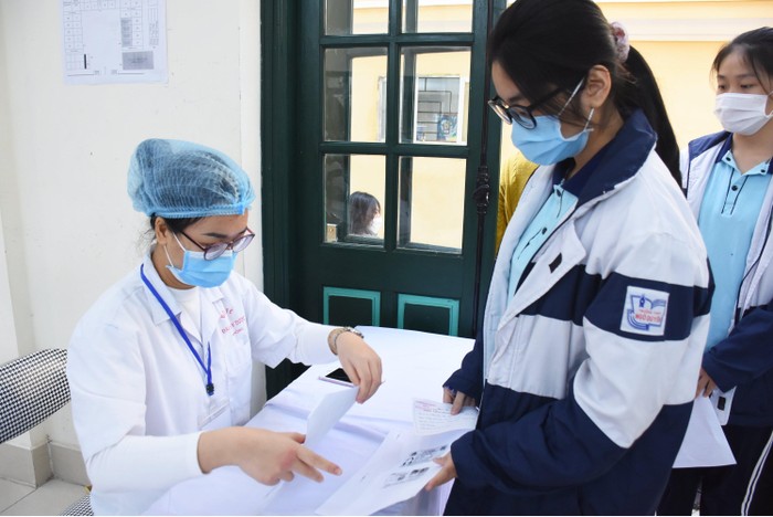 Hải Phòng: Hơn 4.600 học sinh được tiêm vắc xin phòng Covid-19 ảnh 3