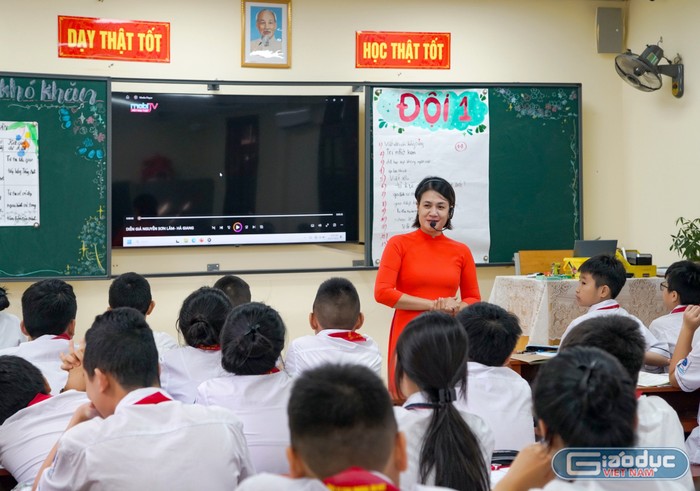 Trường Trung học cơ sở Lê Chân là đơn vị tiên phong tổ chức thi giáo viên chủ nhiệm giỏi năm học 2023-2024 của quận Lê Chân (Ảnh: LT)