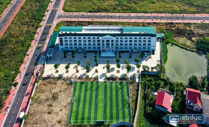 Khu đất xây dựng Trường Tiểu học – Trung học cơ sở - Trung học phổ thông Nam Hải Dương (Ảnh: Lã Tiến)