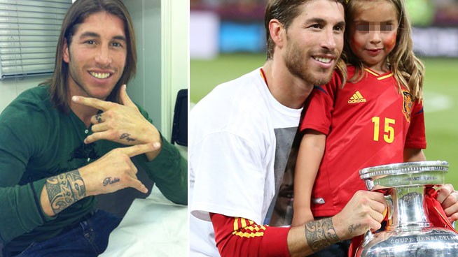 Sergio Ramos gets cryptic tattoo of numbers on his hand  Real Madrid fans  left guessing what they mean  Mirror Online