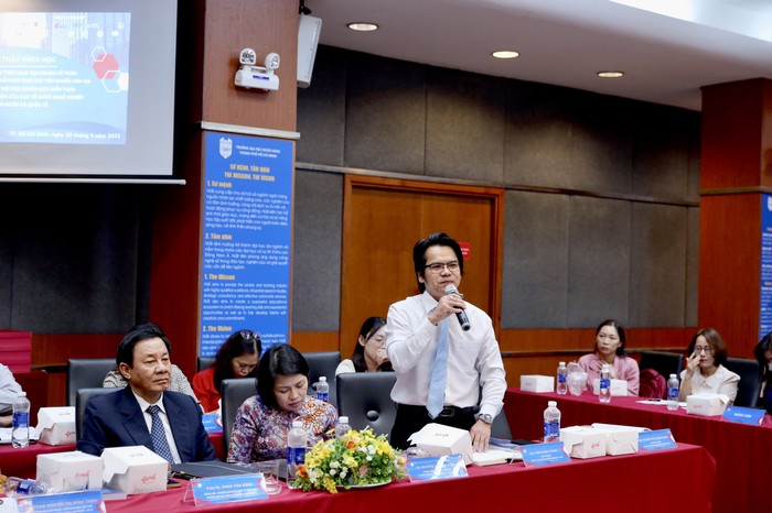 Thạc sĩ Trần Ngọc Khánh - Tổng Giám đốc Công ty Trách nhiệm hữu hạn Kế toán - Kiểm toán Nhân tài Việt (Ảnh: NVCC)