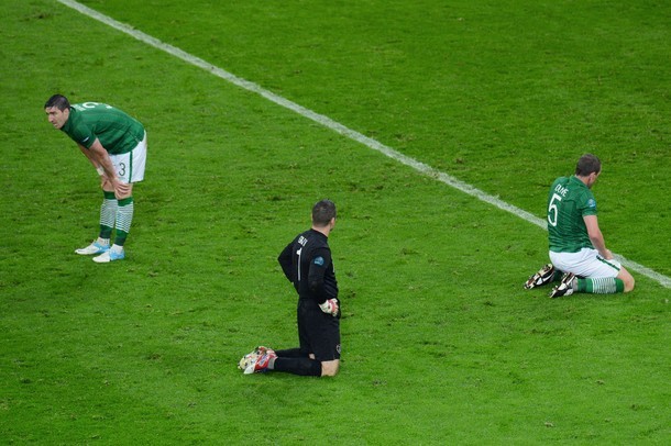 Cơn ác mộng của các cầu thủ CH Ireland.