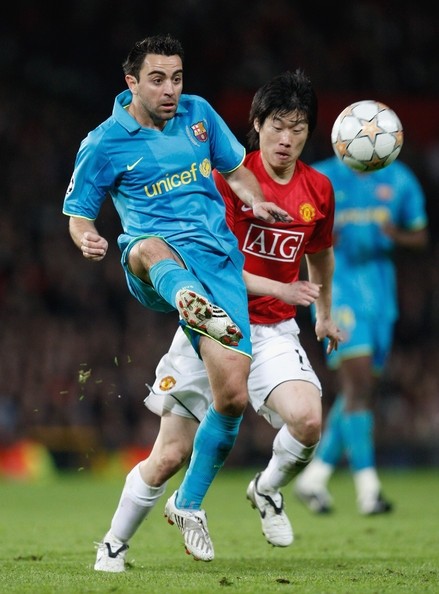 Park được bầu là cầu thủ chơi hay nhất trận bán kết lượt về Champions League 2008 giữa M.U và Barca.