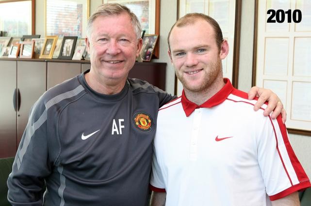 Rooney gây sốc khi tuyên bố muốn gia nhập đại kình địch Man City, nhưng bằng sự thuyết phục của Sir Alex, Rooney đã quyết định ở lại Old Trafford.