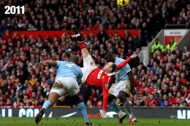 Rooney lập một siêu phẩm trong trận thắng Man City 2-1 và sau này được bình chọn là bàn thắng đẹp nhất trong lịch sử 20 năm của Premier League.Rooney cũng giành chức vô địch ngoại hạng Anh thứ 4 cùng Quỷ đỏ.