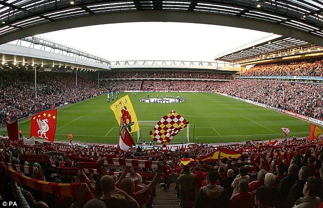 Ban lãnh đạo Liverpool chuẩn bị chi 150 triệu bảng để nâng cấp sân Anfield lên 60000 chỗ ngồi.
