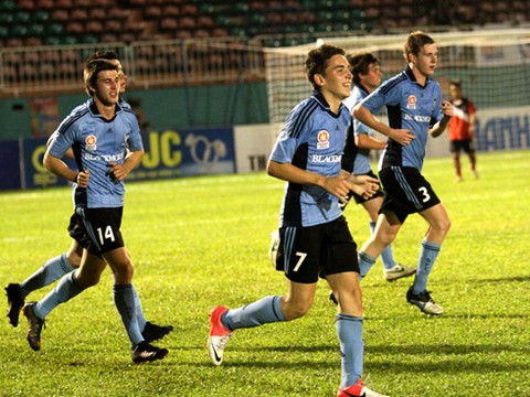 U21 Sydney lội ngược dòng ngoạn mục trước U21 Lào.