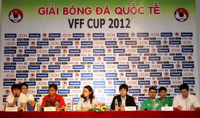 Buổi họp báo trước ngày khai mạc VFF Cup.