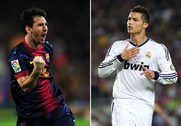 Messi và Ronaldo, hai ứng viên hàng đầu cho danh hiệu Quả bóng vàng FIFA 2012.