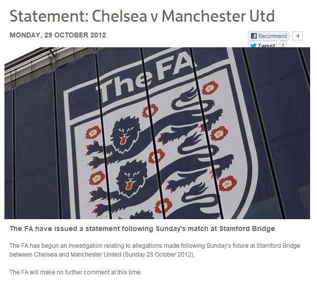 FA đã chính thức vào cuộc điều tra Mark Clattenburg.