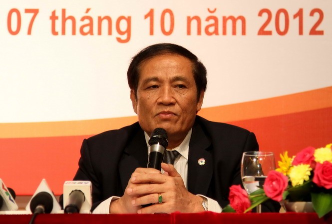 Ở hai nhiệm kỳ 5 và 6 vừa qua, ông chủ tịch VFF Nguyễn Trọng Hỷ chỉ làm công việc quản lý - Ảnh: Khả Hòa