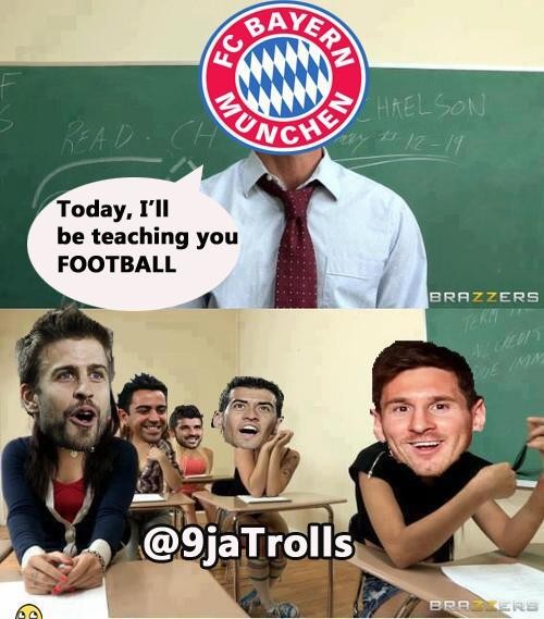 Ngày Bayern dạy Messi đá bóng...