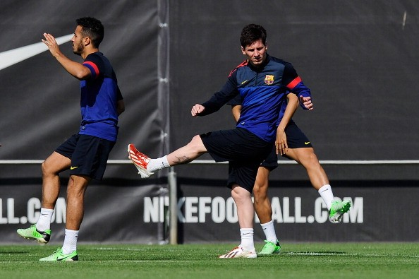 Trước khi trận đấu lượt về giữa Barca và Bayern diễn ra, Messi vẫn tập luyện bình thường cùng đồng đội và chính HLV Tito cũng xác nhận tiền đạo người Argentina trong trạng thái hoàn toàn khỏe mạnh.