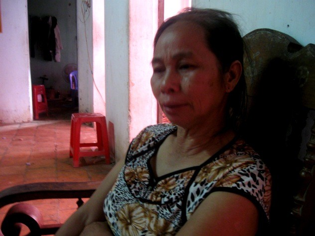 Bà Nguyễn Thị Ngọc Hòa vẫn chưa hết bàng hoàng khi hai cháu nội bị kẻ gian hãm hại