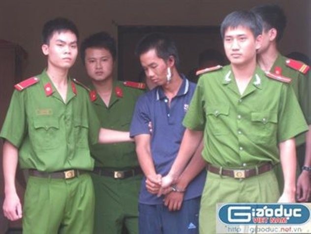 Đối tượng Đặng Trần Hoài, hung thủ gây ra vụ án mạng và hiếp dâm tại Cổ Đông, Sơn Tây bị bắt giữ