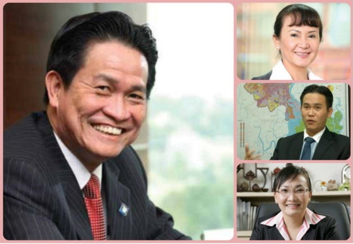 Trước khi ông Đặng Tiến Thành tuyên bố thôi giữ chức chủ tịch HĐQT Sacombank vợ ông bà Huỳnh Bích Ngọc (đứng đầu bên phải ảnh) cũng xin từ nhiệm vị trí thành viên HĐQT CTCP Bourbon Tây Ninh.
