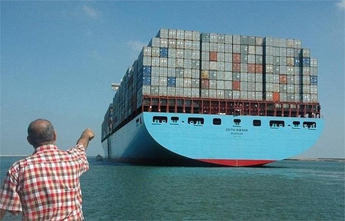 Tàu chở container khổng lồ của Tập đoàn hàng hải Maersk Group