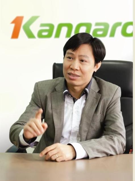 Ông Lê Xuân Hoàn - Tổng giám đốc Tập đoàn Kangaroo trong cuộc trao đổi với phóng viên báo điện tử Giáo dục Việt Nam